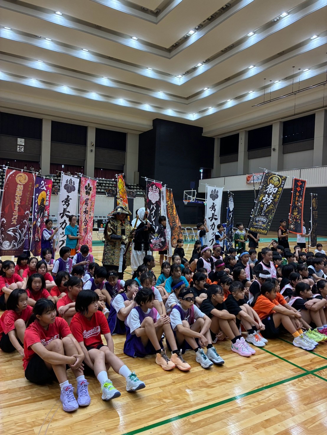 開会式・侍登場